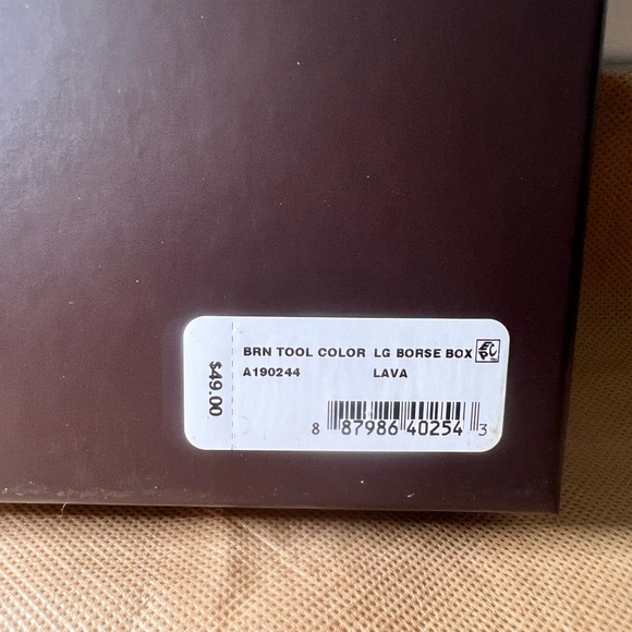 ♥️NWT Patricia Nash Leather Borse Coin Purse in Gift Box- Red Tooled - Picture 6 of 7